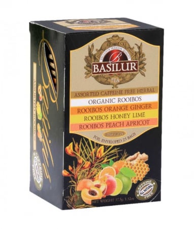 Ceai - Ceai Basilur Rooibos Assorted, 25 plicuri