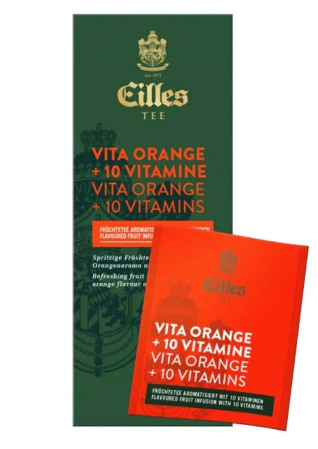 Ceai - Ceai Eilles Premium cu Aroma de Portocale Tee Vita Orange, 25 plicuri