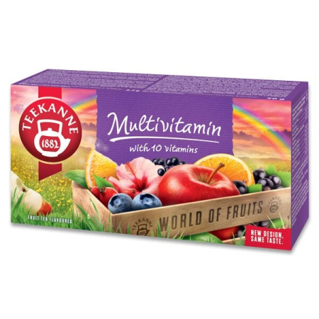 Ceai - Ceai fructe Teekanne Multivitamin, 20 pliculete