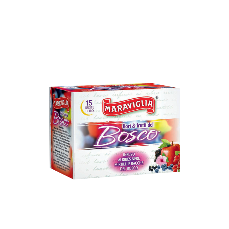 Ceai - Ceai infuzie Ristora Maraviglia fructe de padure, 15 plicuri