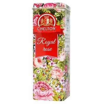 Ceai - Ceai negru Chelton Royal Rose, cutie metalica, 80 g