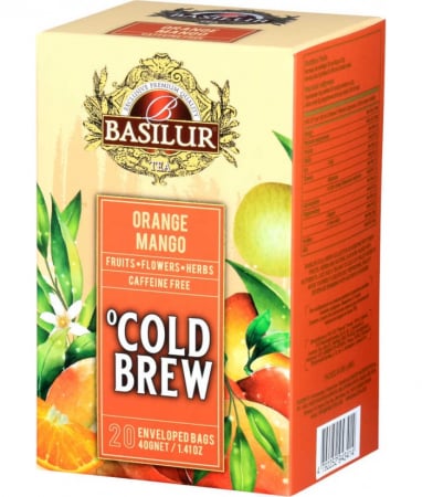 Ceai rece Basilur Brew Orange & Mango, 20 plicuri [0]