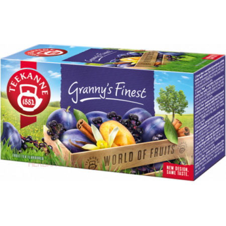 Ceai - Ceai Teekanne Granny's Finest din fructe, 20 pliculete