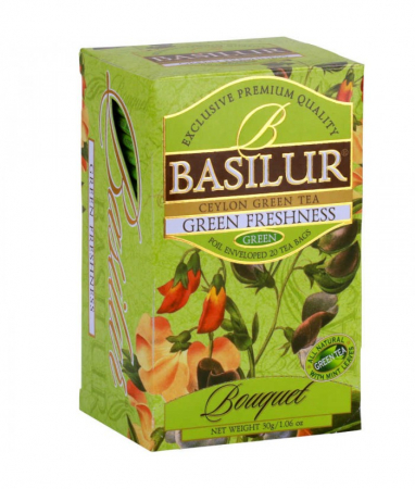 Ceai verde Basilur Green Freshness, 20 plicuri [1]