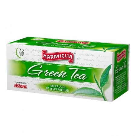 Ceai - Ceai verde Ristora Maraviglia Green Tea. 25 plicuri