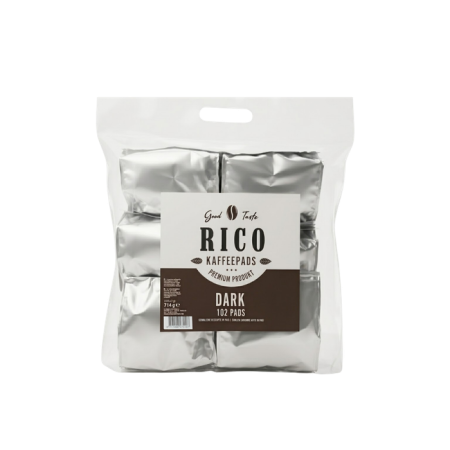 Cafea - Monodoze cafea Rico Kaffee Dark Roast, 102 buc