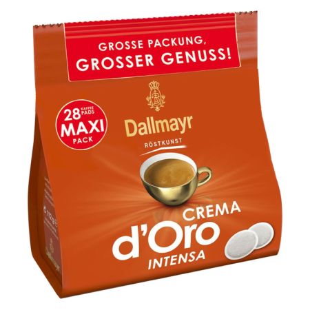 Capsule Cafea - Monodoze Dallmayr Crema D`Oro Intensa Senseo, 28 buc