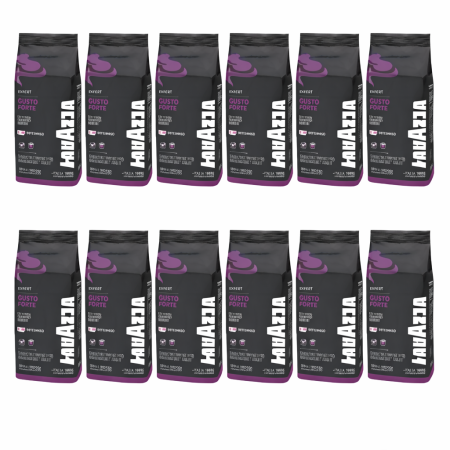 Cafea - Pachet 12 x Cafea boabe Lavazza Gusto Forte Vending, 1kg