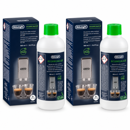 Accesorii si intretinere - Pachet 2 x Solutie decalcifiere DeLonghi, 500ml