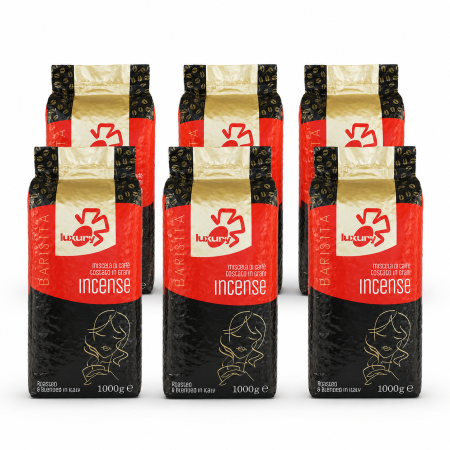 Cafea Boabe - Pachet Economic Bax 6 x Cafea Boabe Luxury Intense, 1kg
