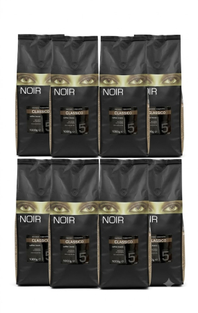 Cafea Boabe - Pachet Economic Bax 8 x Cafea Boabe ICS Noir Classico, 1kg