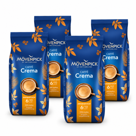 Pachet promo 4 x Cafea boabe Movenpick Caffe Crema, 1kg [2]