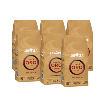 Pachet 6 x Cafea boabe Lavazza Qualita Oro, 1 kg [0]