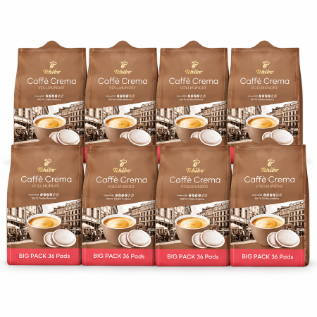 Capsule Cafea - Pachet promo 8 x Paduri cafea Tchibo Caffe Crema, 36 buc