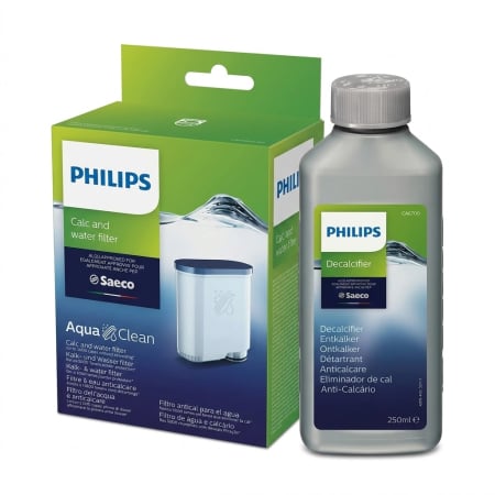 Espressoare - Pachet Promo Intretinere Philips: Filtru de Apa + Decalcifiant 250ml