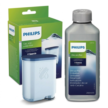 Pachet Promo Intretinere Philips: Filtru de Apa + Decalcifiant 250ml [1]