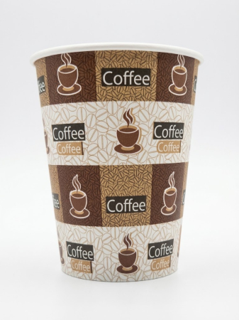 Pahare de cafea - Pahare carton automate Coffee 8oz, 50 buc