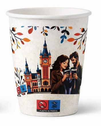 Pahare de cafea - Pahare carton colorate, 7 oz, 210 ml, 50 buc