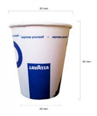 Pahare carton Lavazza 8oz, 50 buc [1]