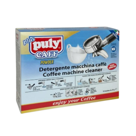 Accesorii si intretinere - Pudra curatare  Puly Caff 10 plicuri x 20g