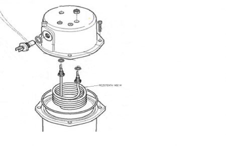 Rezistenta Boiler 1450W cod 099653 [2]