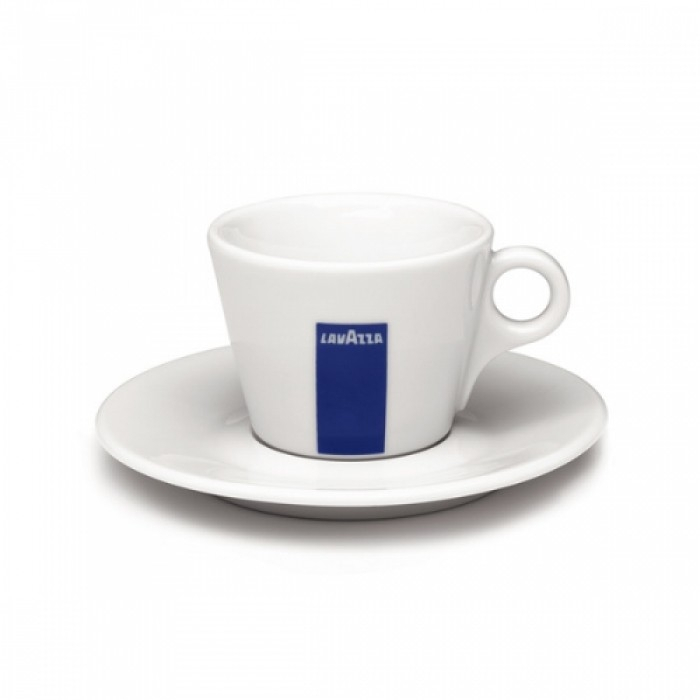 Set cesti + farfurii cafea ceramica Lavazza Cappucino, 6 buc