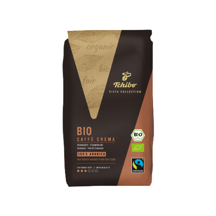 Cafea boabe Tchibo Vista Extenso Cafe Creme Bio FairTrade, 1kg