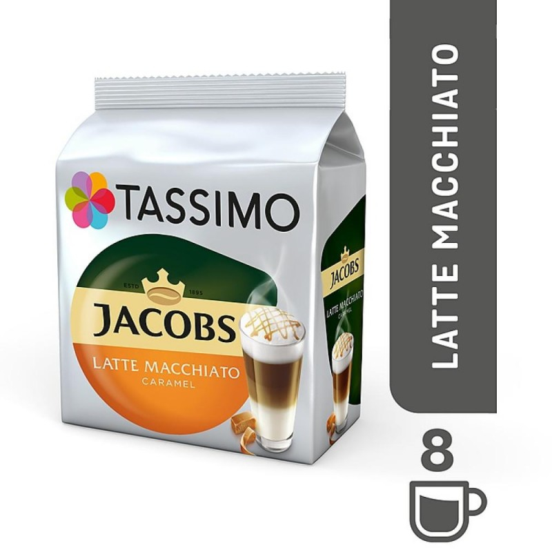 Tassimo Jacobs Latte Macchiato Caramel - 8pcs