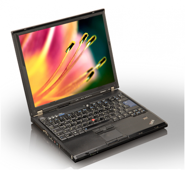 Laptop Lenovo ThinkPad T61, Intel Core Duo T7300 2.0 GHz, 2 GB DDR2, 80 GB HDD SATA, Finger Print, DVD-CDRW, WI-FI, Display 14.1inch 1280 by v800, Baterie NOUA [1]