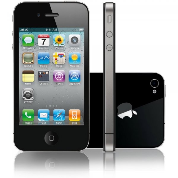 Telefon Apple iPhone 4S Black, 16 GB, Wi-Fi, fara incarcator, fara cablu de date [1]