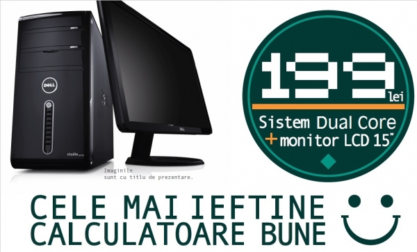 Calculator complet Dual Core cu monitor LCD 19 Pachet PROMO! [2]