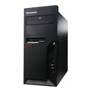 Second hand - Calculator Lenovo M58p Tower, Intel Core 2 Duo E8400 3.0 GHz, 2 GB DDR3, 250 GB HDD SATA, DVDRW, Windows 7 Home Premium