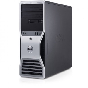 Calculatoare - Calculator Dell Precision T5500 Tower, Intel Six Core Xeon X5660 2.8 GHz, 8 GB DDR3 ECC, Doua Hard-Disk-uri 300 GB SAS, DVDRW, Placa Video nVidia Quadro 2000