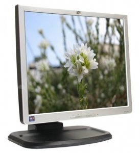 Second hand - Monitor 17 inch TFT HP L1740,  Silver & Black