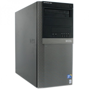Second hand - Calculator Dell Optiplex 990 Tower, Intel Core i5-2500 3.3 GHz, 4 GB DDR3, 250 GB HDD SATA, DVD-ROM