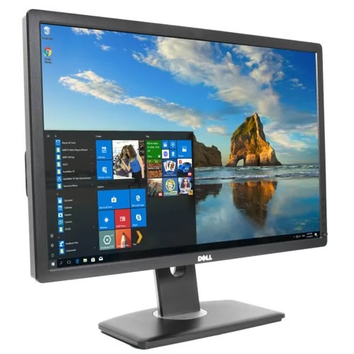 Second hand - Monitor 24" IPS LED DELL U2412M, DisplayPort, Black & Silver