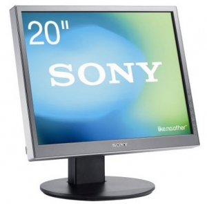 Monitor LCD 20 inch Sony SDM-S205K, 1600 x 1200, IPS, USB hub, VGA, DVI