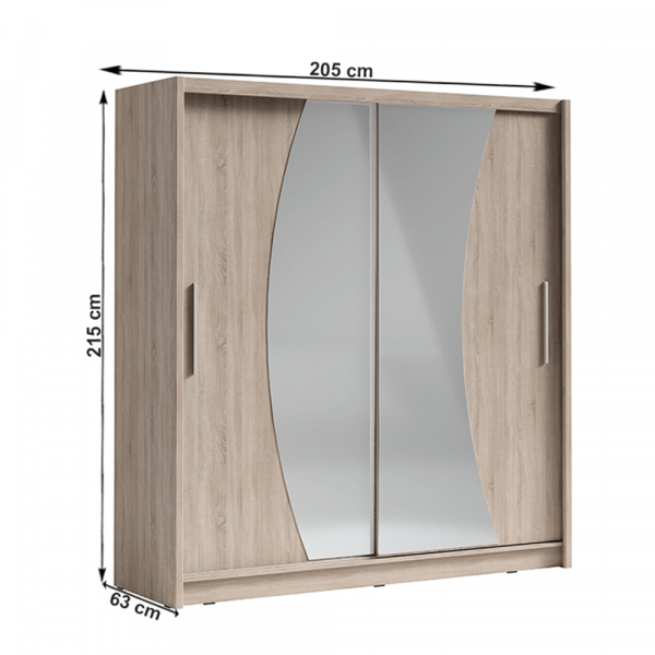 Dressing Birgamo tip 2 stejar sonoma [2]