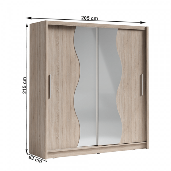 Dressing Birgamo tip 1 stejar sonoma [3]