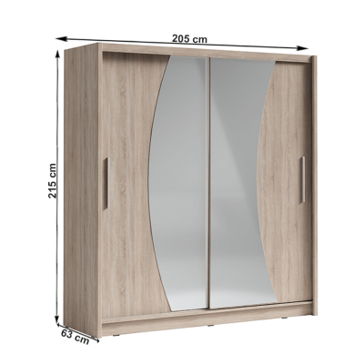 Dressing Birgamo tip 2 stejar sonoma [1]