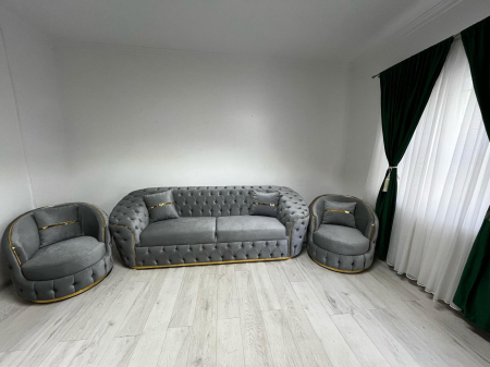 MOBILA LIVING - SET CANAPEA SI 2 FOTOLII