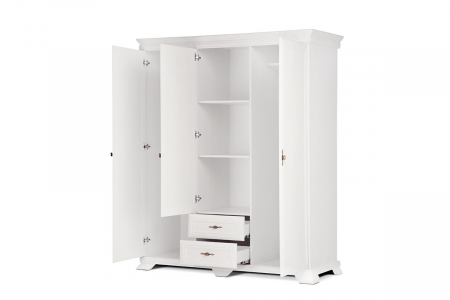 SIFONIER 4 uși și 2 sertare KS3 4 ALB ANTICHIZAT [1]