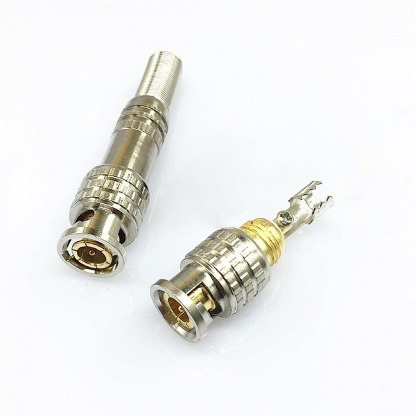 Conector mufa  BNC cu surub pentru cablu coaxial [2]