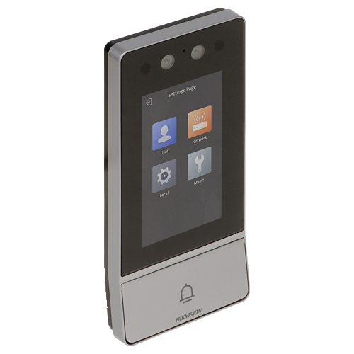 Videointerfon TCP/IP 4.3 inch Card PIN QR Bluetooth Recunoastere faciala PoE – HIKVISION [2]