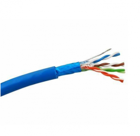 CABLU FTP - Cablu FTP Cat 5e 24 AWG - 305ML LSZH albastru