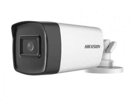 Camera supraveghere turbo hd - Camera AnalogHD 5MP, lentila 2.8mm, IR 40m, AUDIO integrat – HIKVISION DS-2CE17H0T-IT3FS-2.8mm