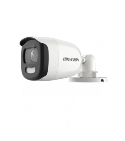 Camere supraveghere - Camera AnalogHD 5MP, lentila 2.8mm, Smart light 20 m, ColoVu, PoC – HIKVISION DS-2CE10HFT-E-2.8mm