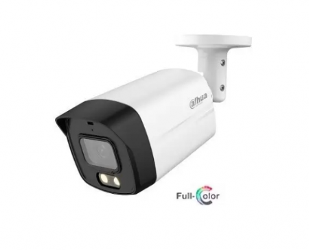 Camera supraveghere turbo hd - Camera de supraveghere Dahua HAC-HFW1509TLM-A-LED-0360B-S2 Bullet HDCVI Full-color 5MP, CMOS, 3.6mm, 40m, WDR, Microfon, IP67