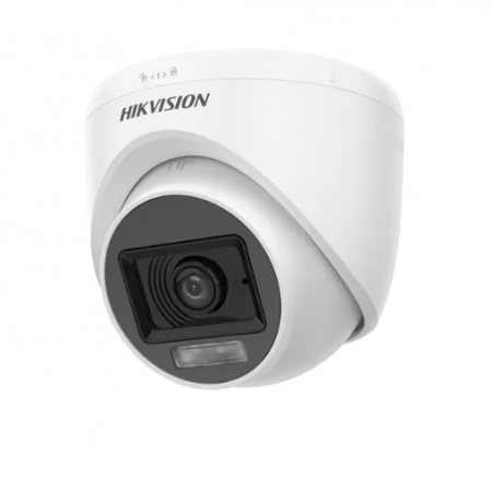 Camere supraveghere - Camera de supraveghere Dual Light 5MP, lentila 2.8mm, IR 20m, WL 20m, Microfon – Hikvision – DS-2CE76K0T-LPFS-2.8mm