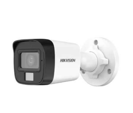 Camere supraveghere - Camera de supraveghere Dual Light 5MP, lentila 2.8mm, IR 25m, WL 20m, Microfon – Hikvision – DS-2CE16K0T-LPFS-2.8mm